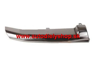 Subaru IMPREZA 2012- lišta prednej masky chrómová pravá