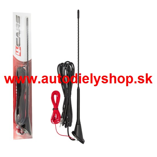 AUTOANTÉNA STREŠNÁ SO ZOSIĽŇOVAČOM 40CM, 5MM