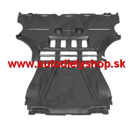 SMART FORTWO 01/07- kryt pod motor 