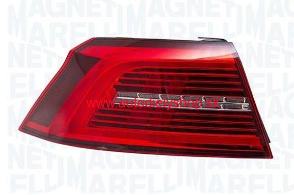 VW Passat B8 2014- zadné vonkajšie LED svetlo Ľavé / SEDAN / MAGNETI MARELLI