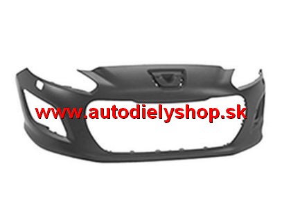 Peugeot 308 4/2011- predný nárazník s podkladom s otvormi na ostrekovače 