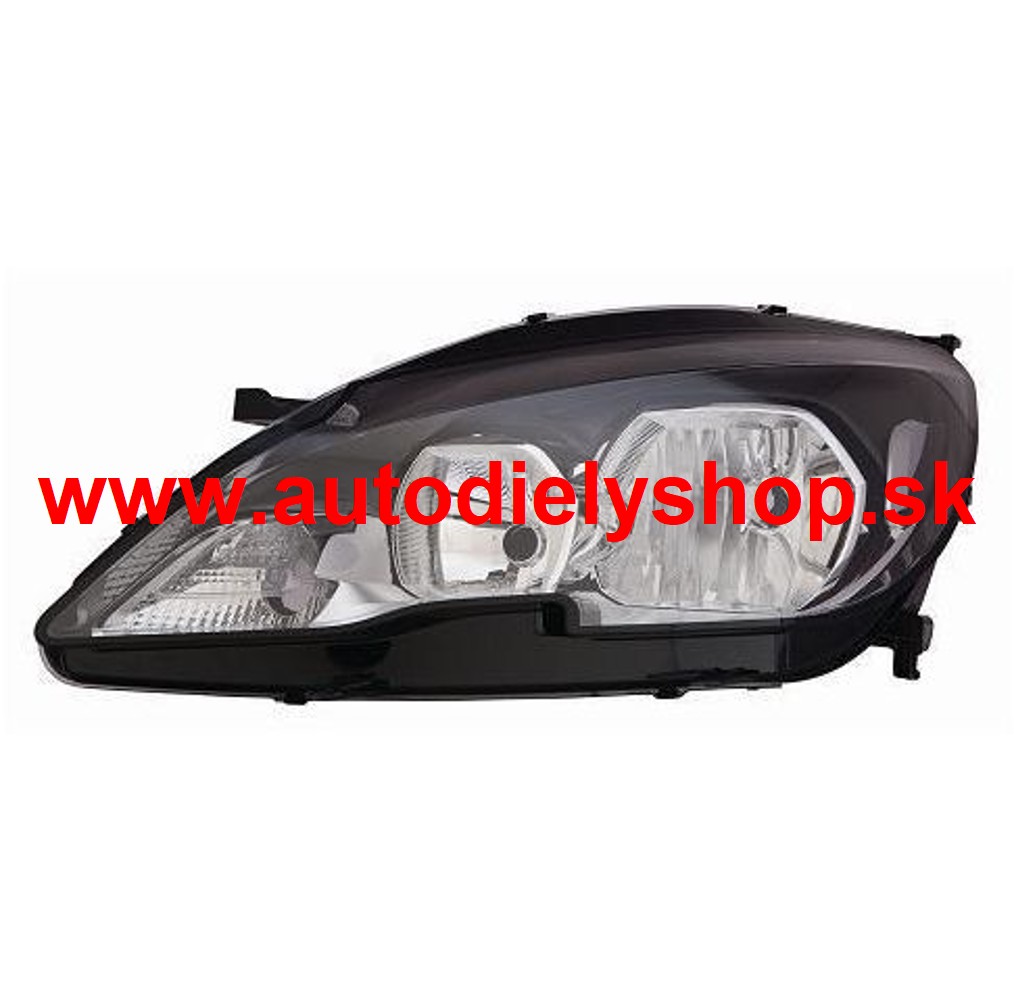 Peugeot 308 2013- Predné svetlo ľavé /DEPO-LAMP/
