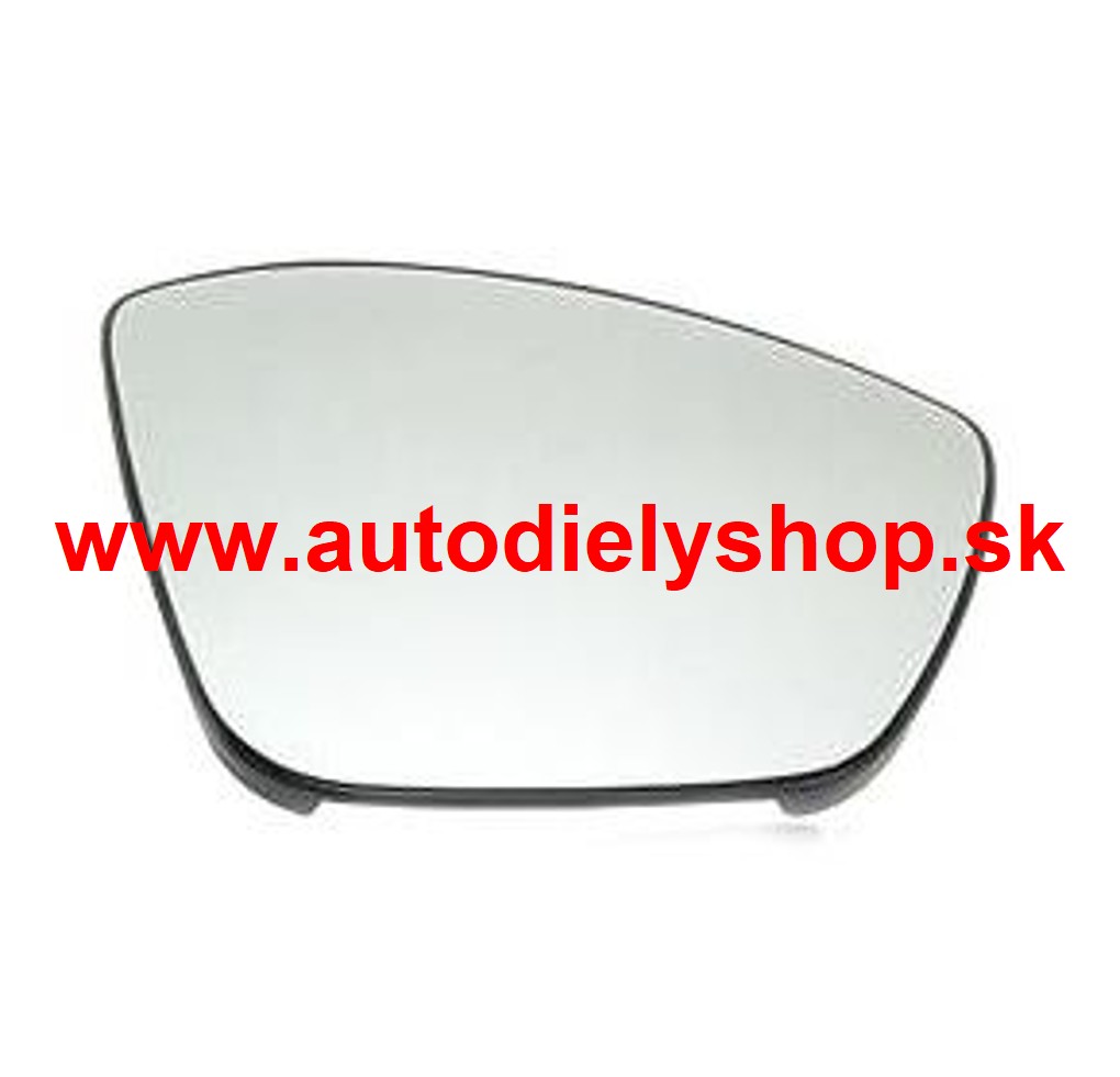 Peugeot 308 2013- Sklo zrkadla, pravé /s držiakom/