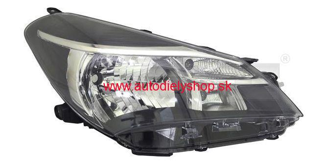 Toyota YARIS 8/2013- el. svetlo H4 Pravé / čierne
