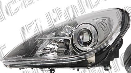 Mercedes SLK R171 3/04-2/11 svetlo el. s motorčekom H7+H7 ľavé 