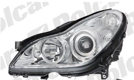 Mercedes CLS C219 10/04-1.11 svetlo el. s motorčekom H1+H7 ľavé /HELLA/