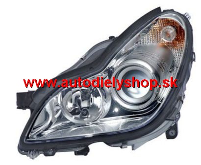 Mercedes CLS C219 10/04-1.11 svetlo el. s motorčekom D2S+H7 ľavé /HELLA/