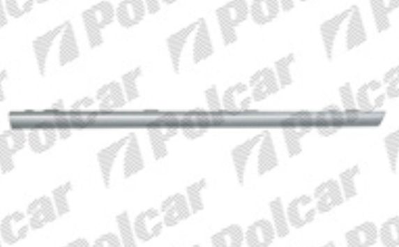 Mercedes CLS C218 01/11- lišta prednej masky horná chrómová ľavá 