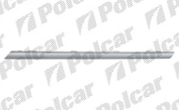 Mercedes CLS C218 01/11- lišta prednej masky dolná chrómová ľavá 