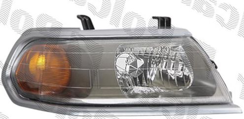 Mitsubishi PAJERO SPORT 01/01- svetlo H4 pravé sivý rámik 