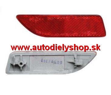 Toyota COROLLA 06/10- odrazka v zad.náraz. pravá /TYC/ PRE SEDAN