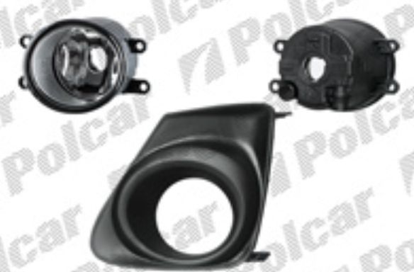 Toyota COROLLA 06/10- hmlovka H11 ľavá s čiernym rámikom