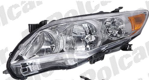 Toyota COROLLA 06/10- svetlo manuálne HB3+HB4 ľavé /TYP USA DO 2013/