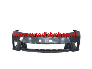 Toyota COROLLA 07/13- Pr. nárazník s otvormi pre ostrekovače, čierny [14-]