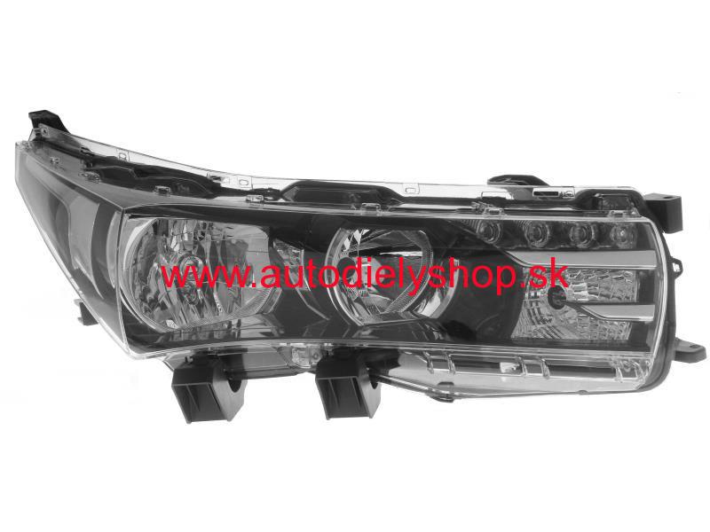 Toyota COROLLA 07/13- svetlo Pravé /H11+HB3+LED