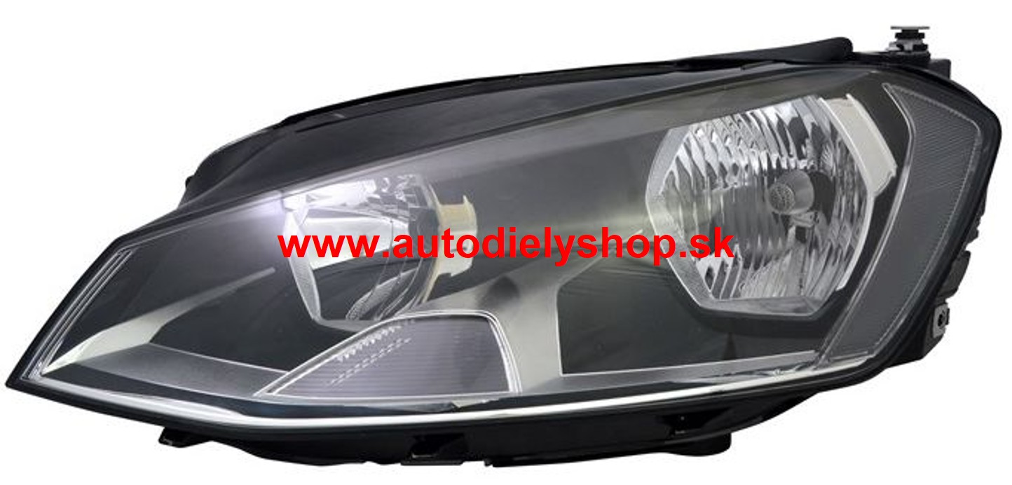 VW GOLF VII 2012- predné svetlo H7+H15 ľavé DEPO