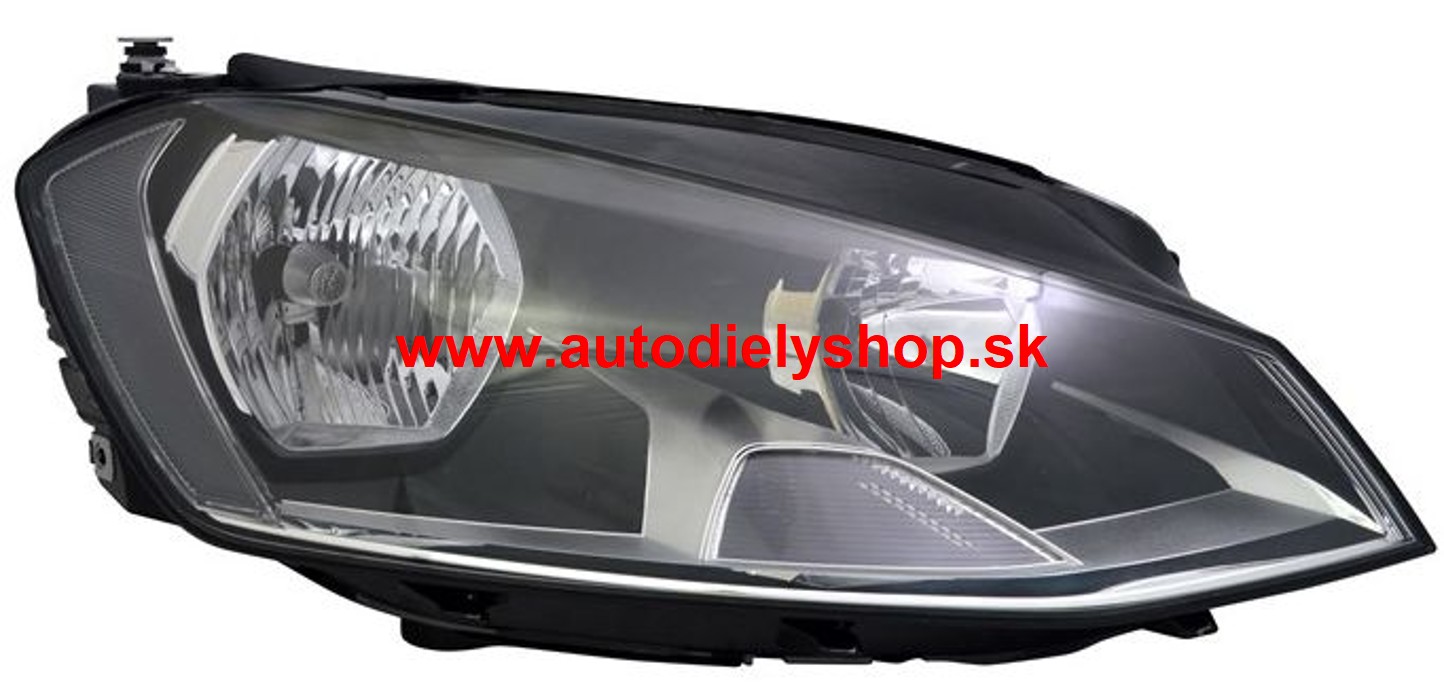 VW GOLF VII 2012- predné svetlo H7+H15 pravé / DEPO /