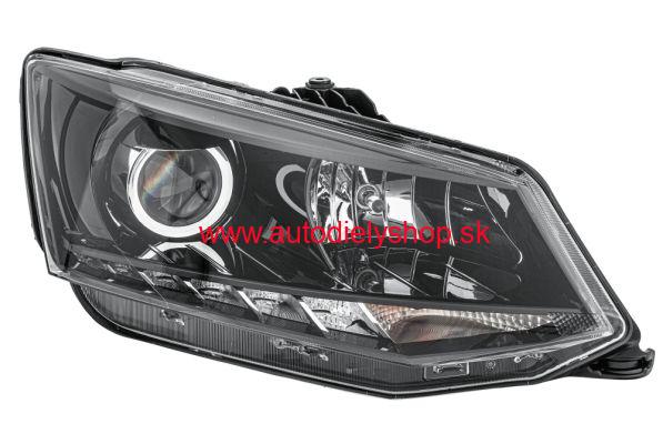 Škoda FABIA III 8/2014- el. svetlo H7+H7+LED Pravé / HELLA