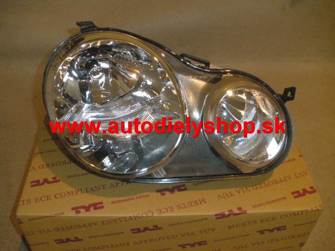 VW Polo 1/02-5/05 svetlo H1+H7 Pravé 
