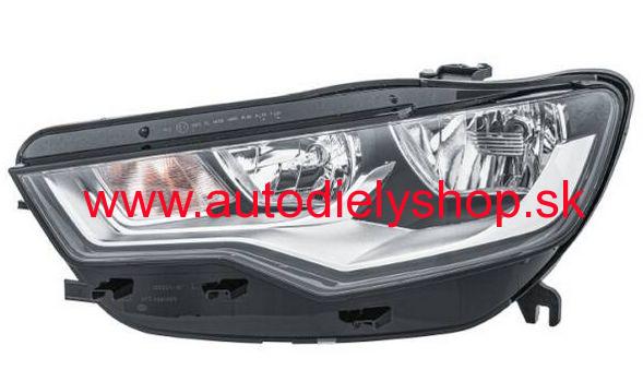 Audi A6 2011- svetlo el. s motorčekom H7+H15 ľavé /HELLA/