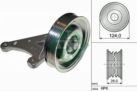 Peugeot 2008 3/2013- vodiaca kladka /INA/