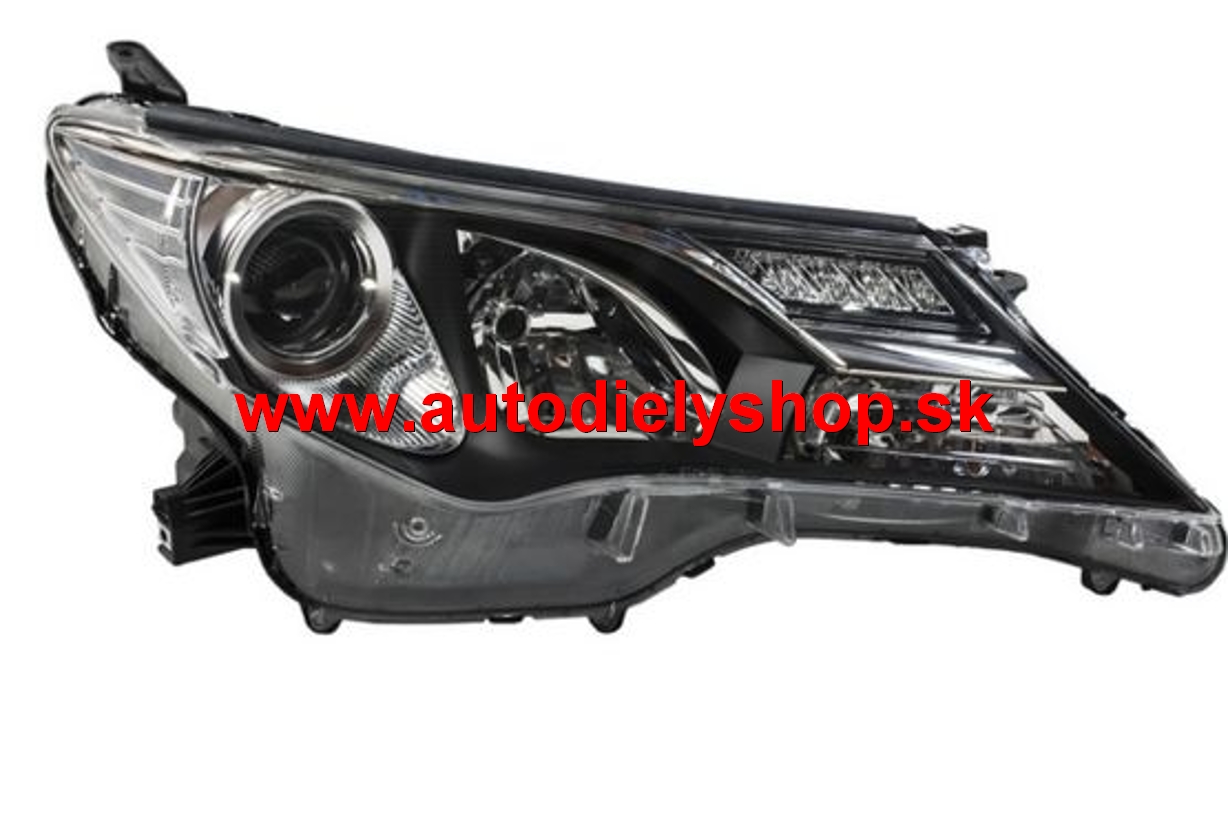 Toyota RAV 4 2013-12/2015 svetlo HB3 / HB3 / LED, aut ovl, čierny rámik pravé
