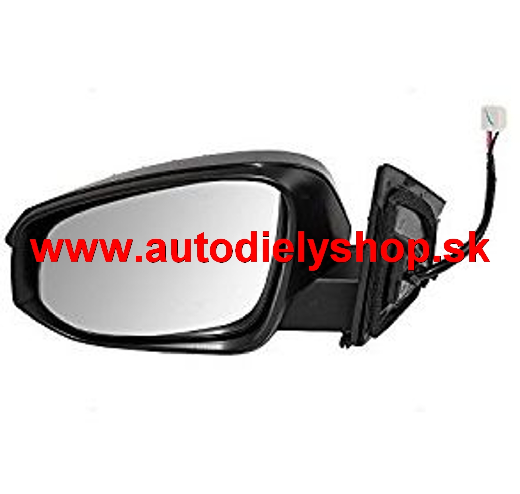 Toyota RAV 4 2013-12/2015 elektricky ovládané zrkadlo - pre lak ľavé vyhrievané
