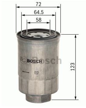 Toyota RAV 4 2013-12/2015 palivový filter /BOSCH/