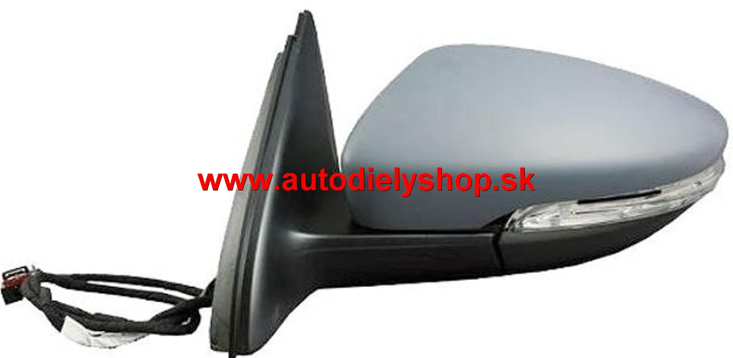 VW BEETLE 10/2011- el. spätné zrkadlo Lavé / sklopné  /8pin/