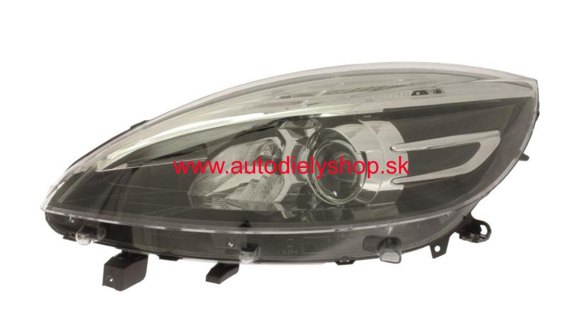 Renault SCENIC III 2/2009- predné svetlo H7+H7 Lavé / TYC / od r. 2012