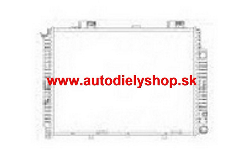 Mercedes CLS C219 10/04-1/11 chladič klimi