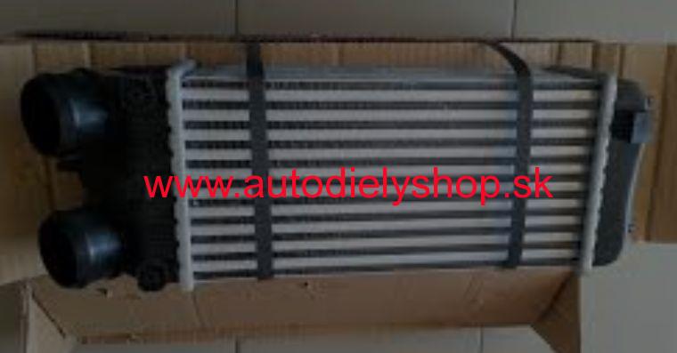 Peugeot 207 5/06- chladič vzduchu /Intercooler/ 1,6THP