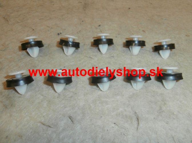 Peugeot 207 5/06- príchytky čalúnenie 10 ks