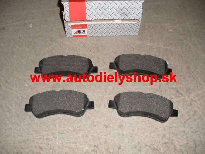 Citroen C-Elysse 2012- predné platničky / pre vetrané kotúče