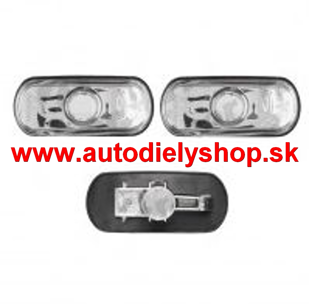 SAAB 9-5 09/97- bočné smerovky Sada L+P, strieborné
