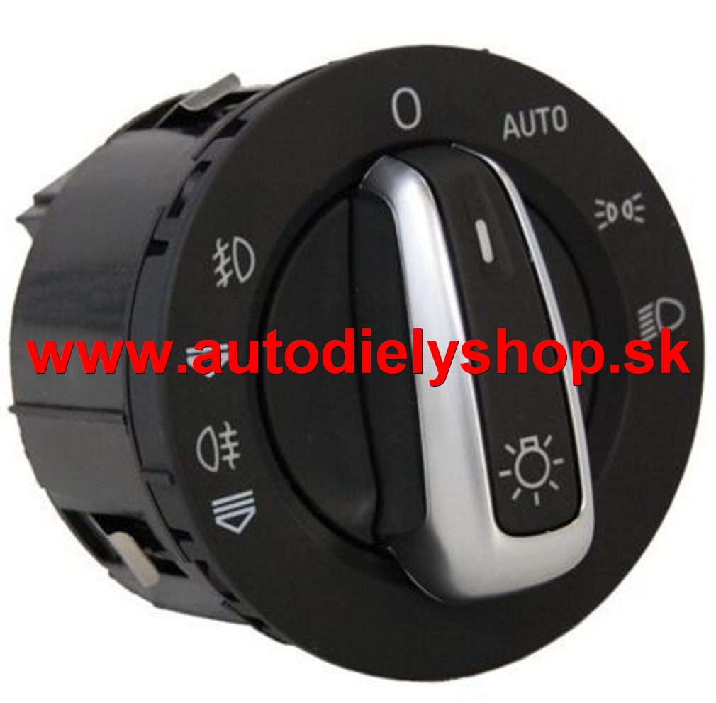 Audi Q7 3/2006-SPÍNAČ HLAVNÝCH SVETLOMETOV FUNKCIOU AUTOMATICKÉHO ROZSVECOVANIA