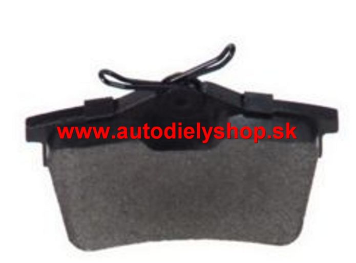 Peugeot PARTNER 06/12- zadné platničky Sada / SAMKO