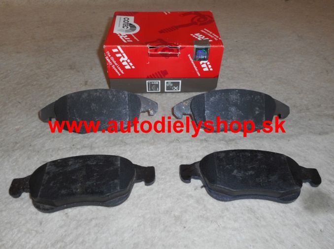 Peugeot PARTNER 06/12- predné platničky Sada / TRW