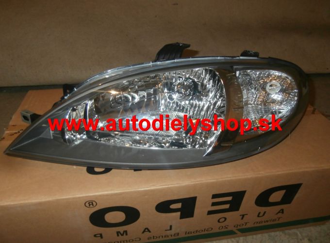 Daewoo NUBIRA 7/03-2009 el. predné svetlo ľavé / HB