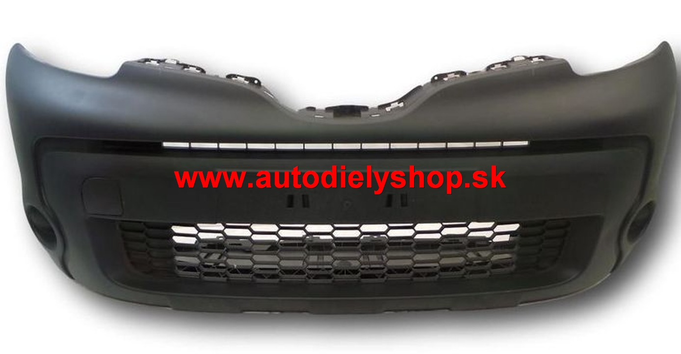 Renault KANGOO 3/2013- predný nárazník / čierny