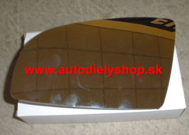 Audi A8 03-7/2010 sklo zrkadla s držiakom Lavé/ do r.v.2008