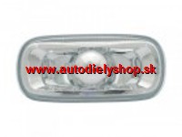 Audi A2 9/00- bočné smerovky biele matné Sada L+P 