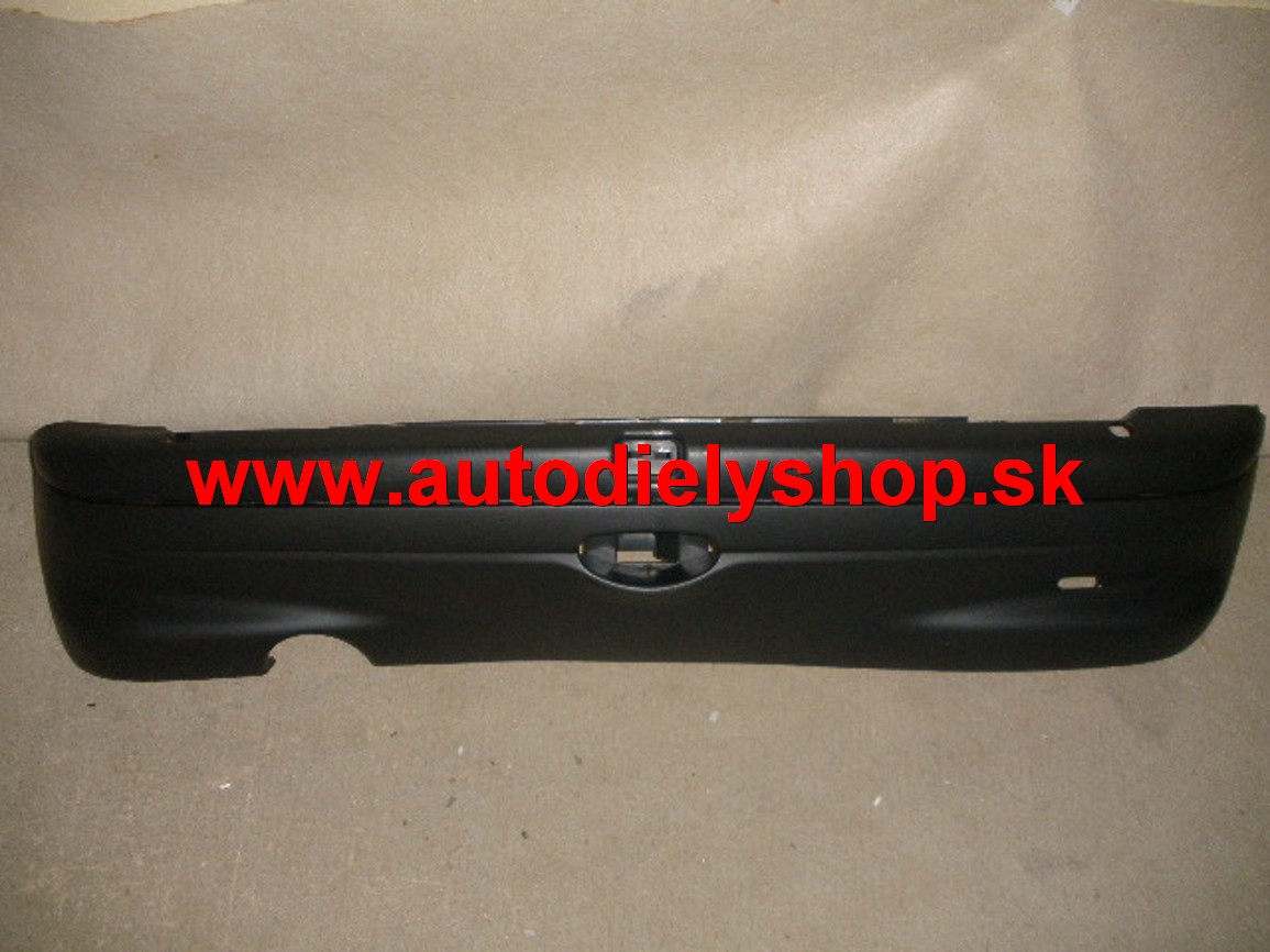 Peugeot 206 98-03 zadný nárazník / r.v.98-03 / bez podkladu