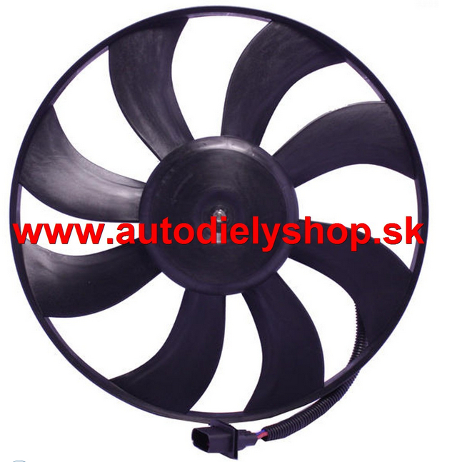 Škoda FABIA HB 1/07- Ventilátor chladičov 1,4TDi /390mm/250/60W