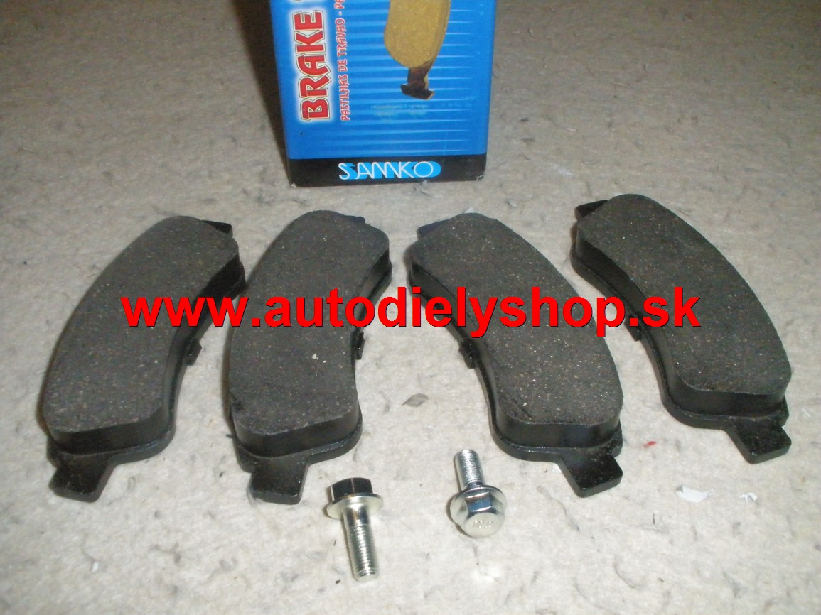 Hyundai COUPÉ 6/99-10/01 Predné brzdové platničky sada L+P /SAMKO/