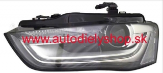 Audi A4 1/2012- svetlo D3S+H7+LED Lavé / Xenon / MAGNETI MARELLI