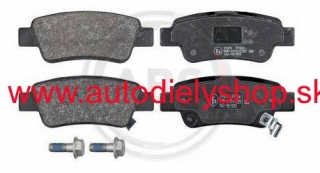 Honda CRV 10/2012- zadné brzdové platničky / A.B.S /