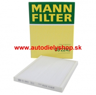Opel CORSA E 2014- kabínový filter pre všetky typy motorov  /MANN/
