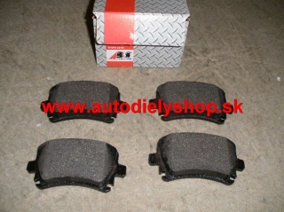 Audi A4 SDN/AVANT 01/12- Zadné platničky /A.B.S./ Sada