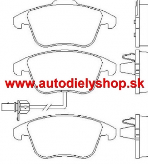 Audi A4 SDN/AVANT 01/12- predné brzdové platničky / FEBI / typ ATE